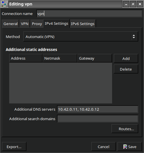 Additional DNS Servers